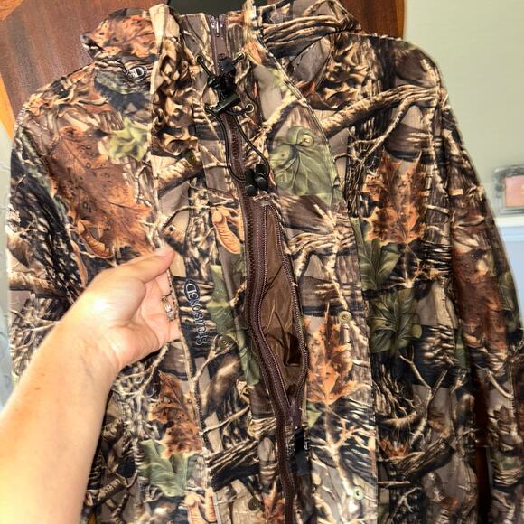 Cabelas Jacket Men's XL Tall Advantage Wetlands Camo Dry-Plus Outdoor Hunting - Picture 6 of 10